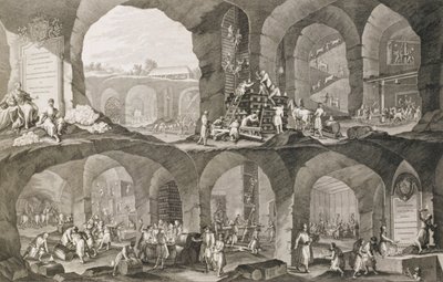 Inside a Salt Mine in Wieliczka by Johann Esaias Nilson
